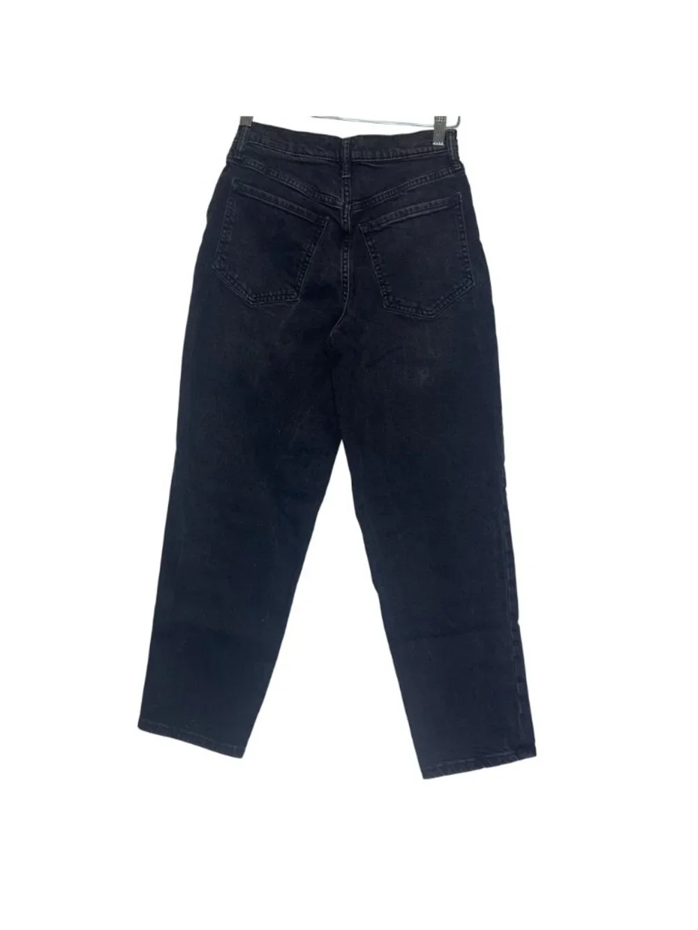 Banana Republic Jeans Womens 27/4 Black High Rise Straight Stretch Denim